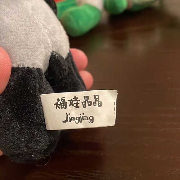 Beijing China 2008 Summer Olympics 4 Mascots Fire Fuwa Dolls Plush 7" Beibei - Picture 6 of 10